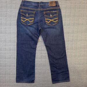 Seven7 Straight Leg Jeans 34x32 Dark Wash Blue Men’s Denim Jeans Pants